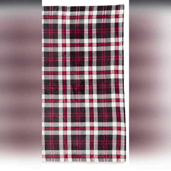 Vera Bradley Cozy Life Fleece Throw Blanket Fireplace Plaid NWT 50